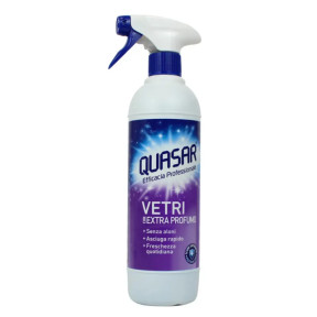 Засіб для чищення скляних поверхонь Quasar Vetri con Extra Profumo, 580 мл